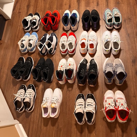 Jordan Retro Jordans 4 6 10 11 12 13 low high Nike Air Force 1 AIr Max 97 - Picture 3 of 11